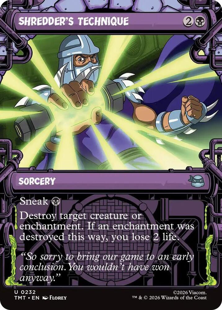 Shredder's Technique (Showcase) [Teenage Mutant Ninja Turtles - 232]