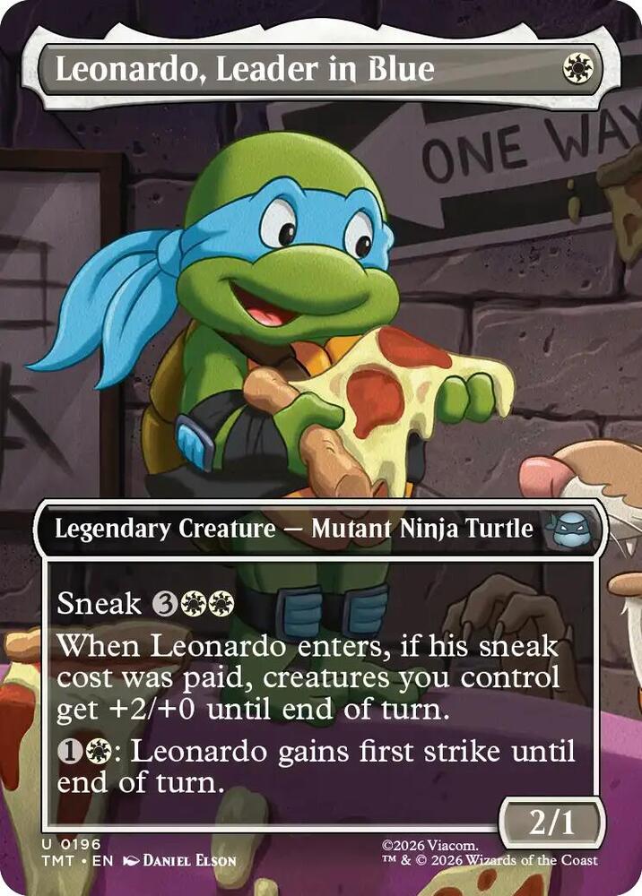 Leonardo, Leader in Blue (Borderless) [Teenage Mutant Ninja Turtles - 196]
