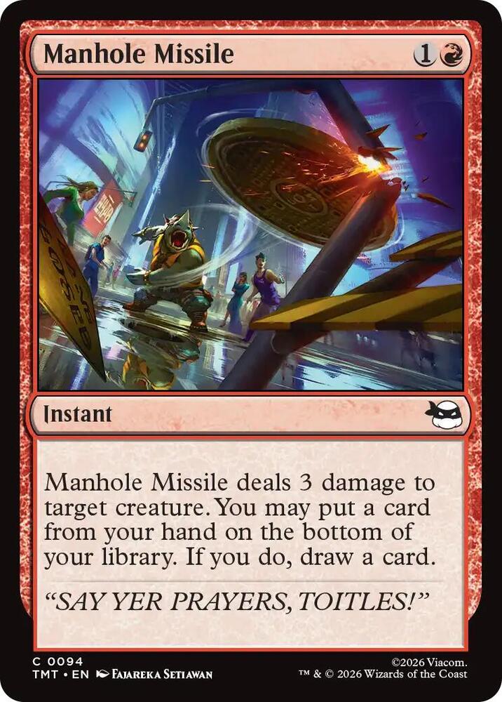 Manhole Missile [Teenage Mutant Ninja Turtles - 94]
