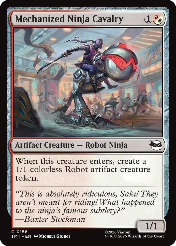 Mechanized Ninja Cavalry [Teenage Mutant Ninja Turtles - 156]