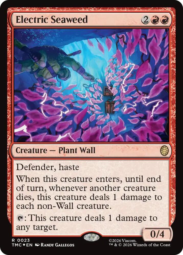 Electric Seaweed (Surge Foil) [Commander: Teenage Mutant Ninja Turtles - 23]