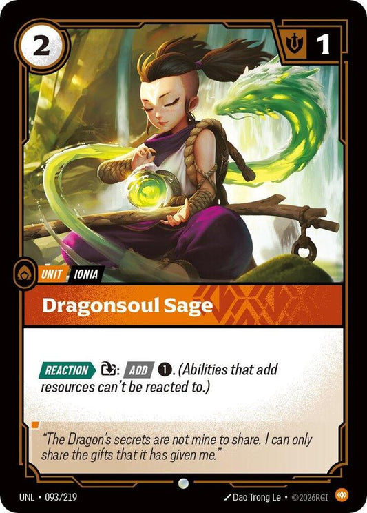 Dragonsoul Sage [Unleashed - 093/219]