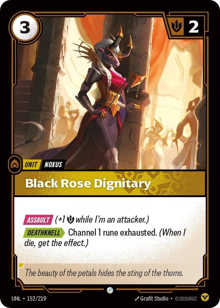 Black Rose Dignitary [Unleashed - 152/219]
