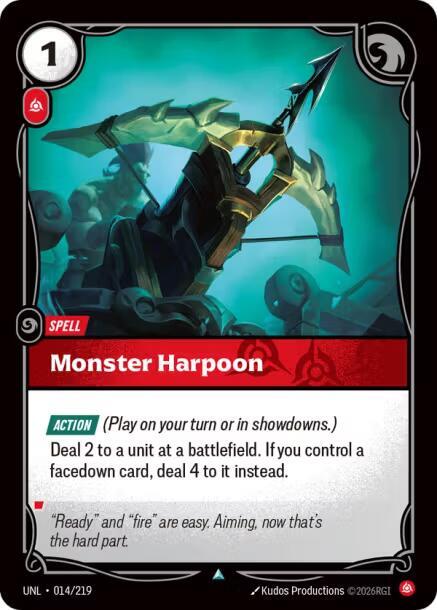 Monster Harpoon [Unleashed - 014/219]