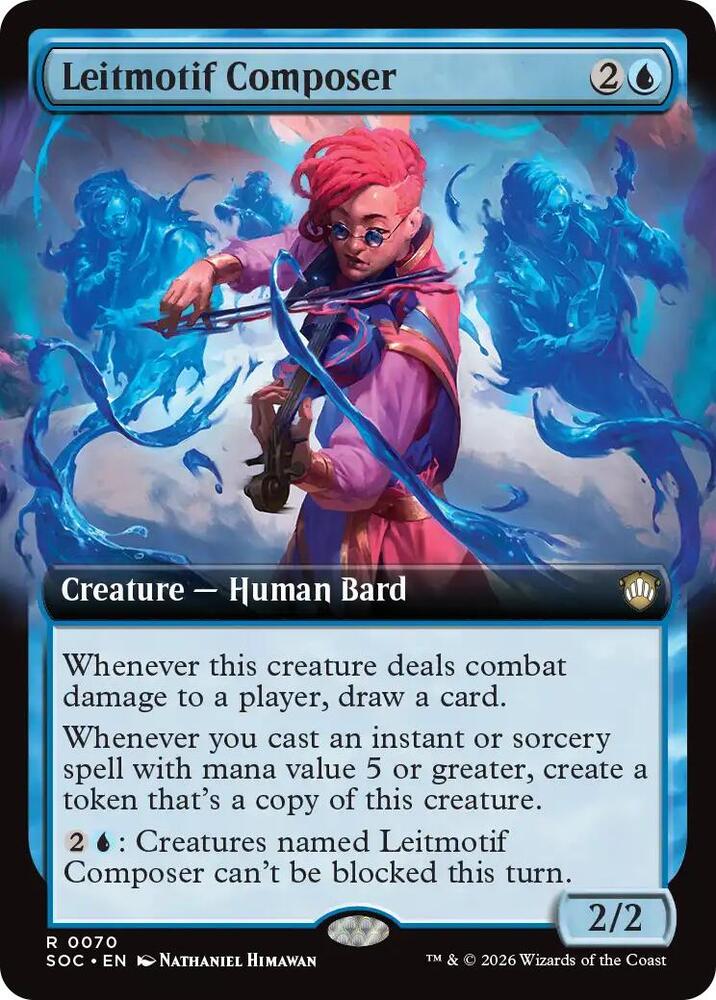 Leitmotif Composer (Extended Art) [Commander: Secrets of Strixhaven - 70]