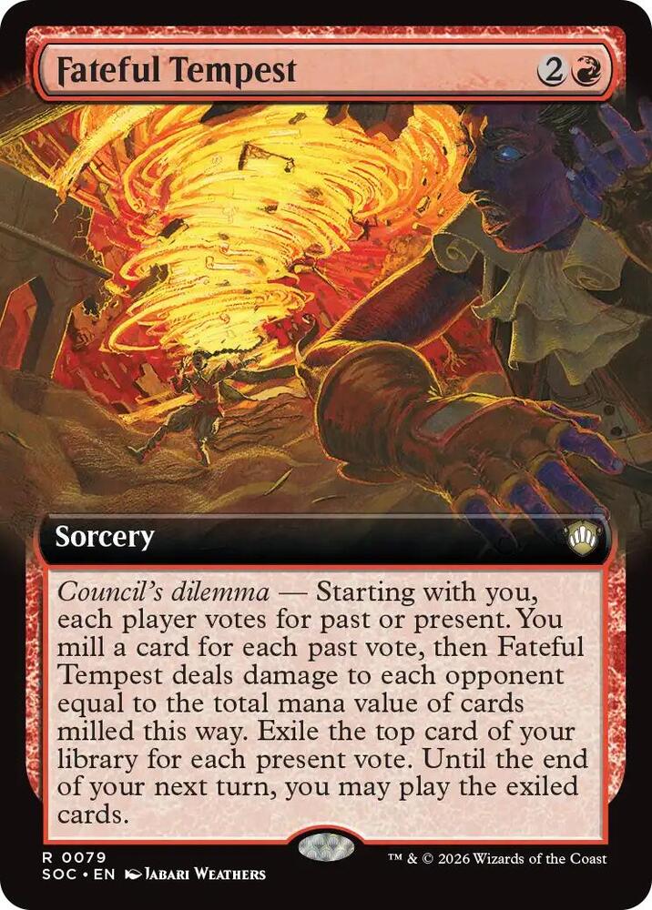 Fateful Tempest (Extended Art) [Commander: Secrets of Strixhaven - 79]