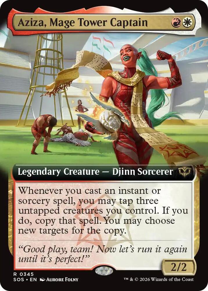 Aziza, Mage Tower Captain (Extended Art) [Secrets of Strixhaven - 345]