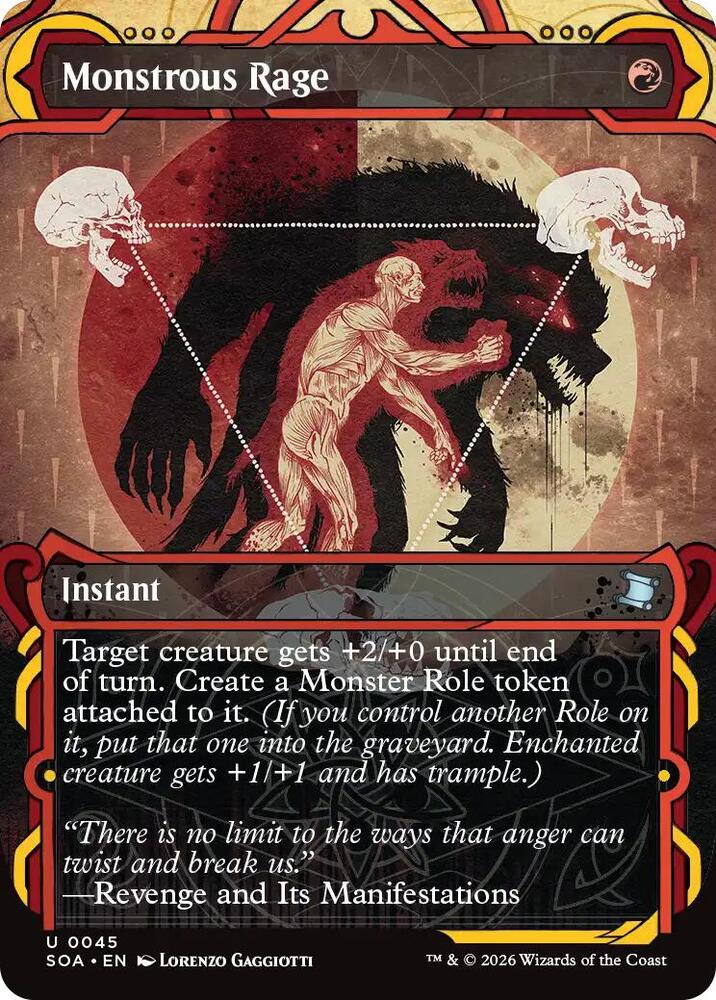 Monstrous Rage [Secrets of Strixhaven: Mystical Archive - 45]
