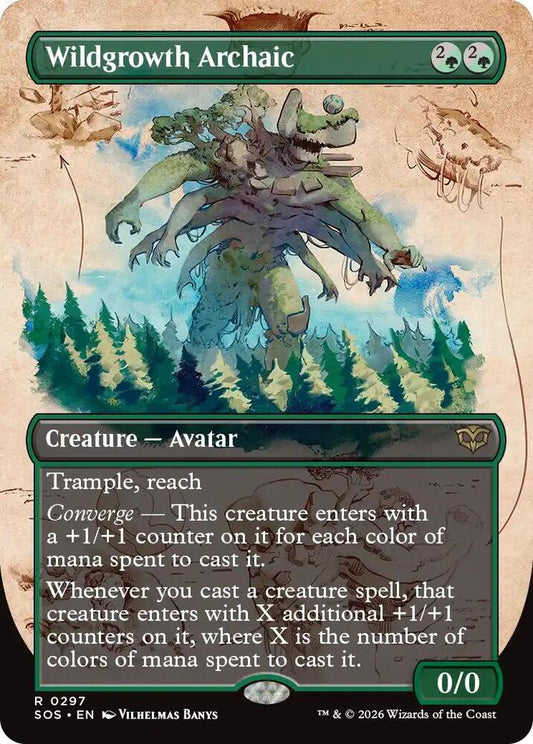 Wildgrowth Archaic (Borderless) [Secrets of Strixhaven - 297]