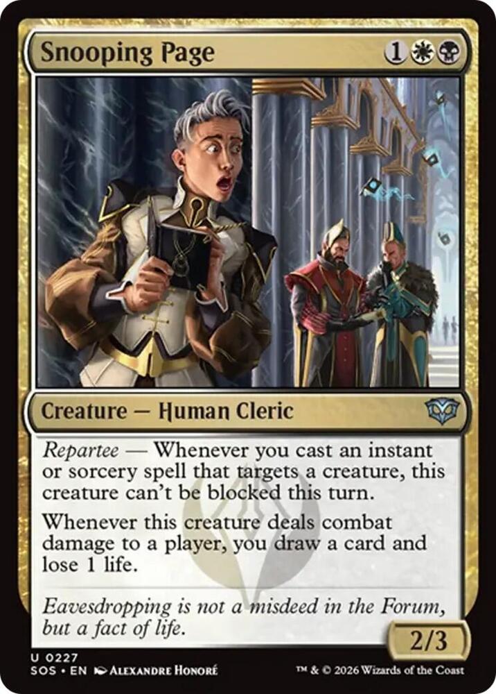 Snooping Page [Secrets of Strixhaven - 227]
