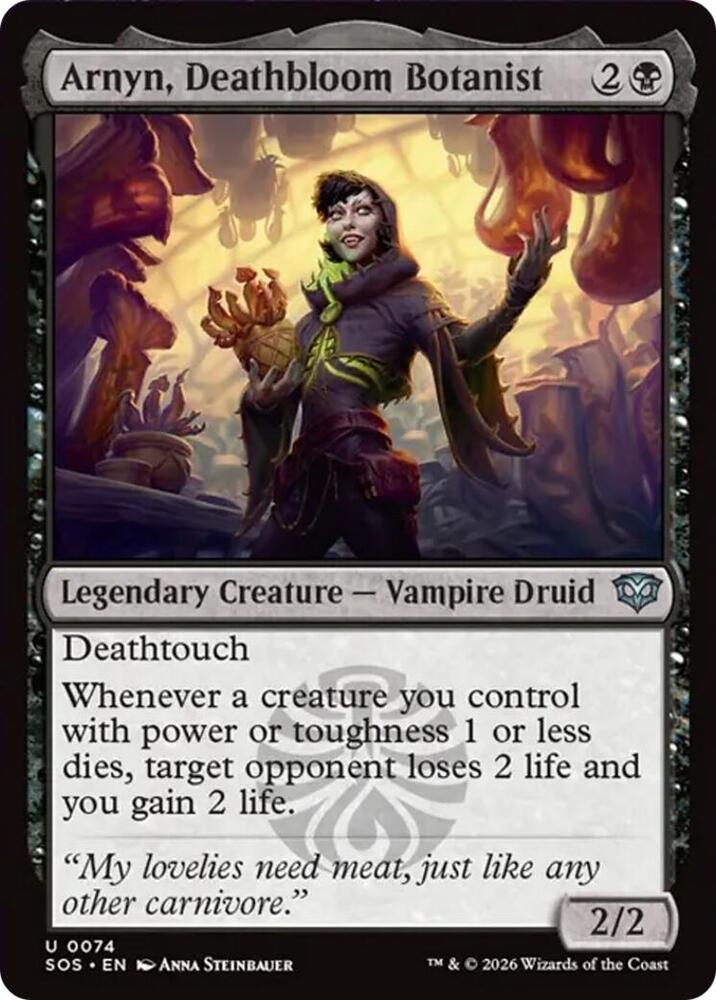 Arnyn, Deathbloom Botanist [Secrets of Strixhaven - 74]