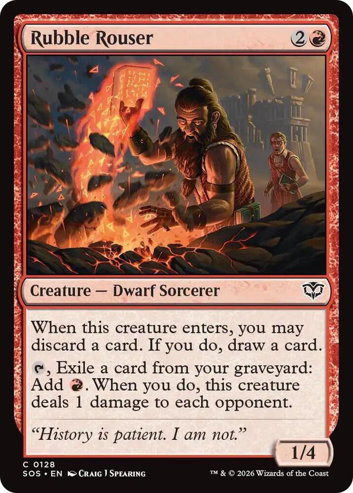 Rubble Rouser [Secrets of Strixhaven - 128]