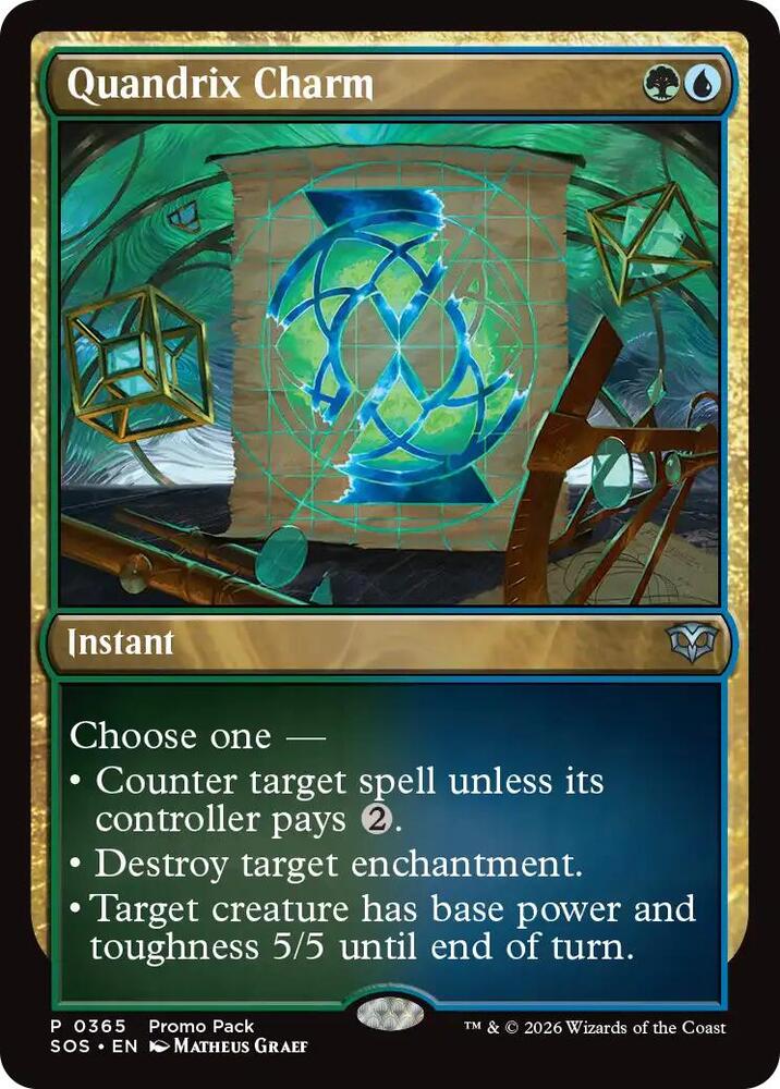 Quandrix Charm [Promo Pack: Secrets of Strixhaven - 365]