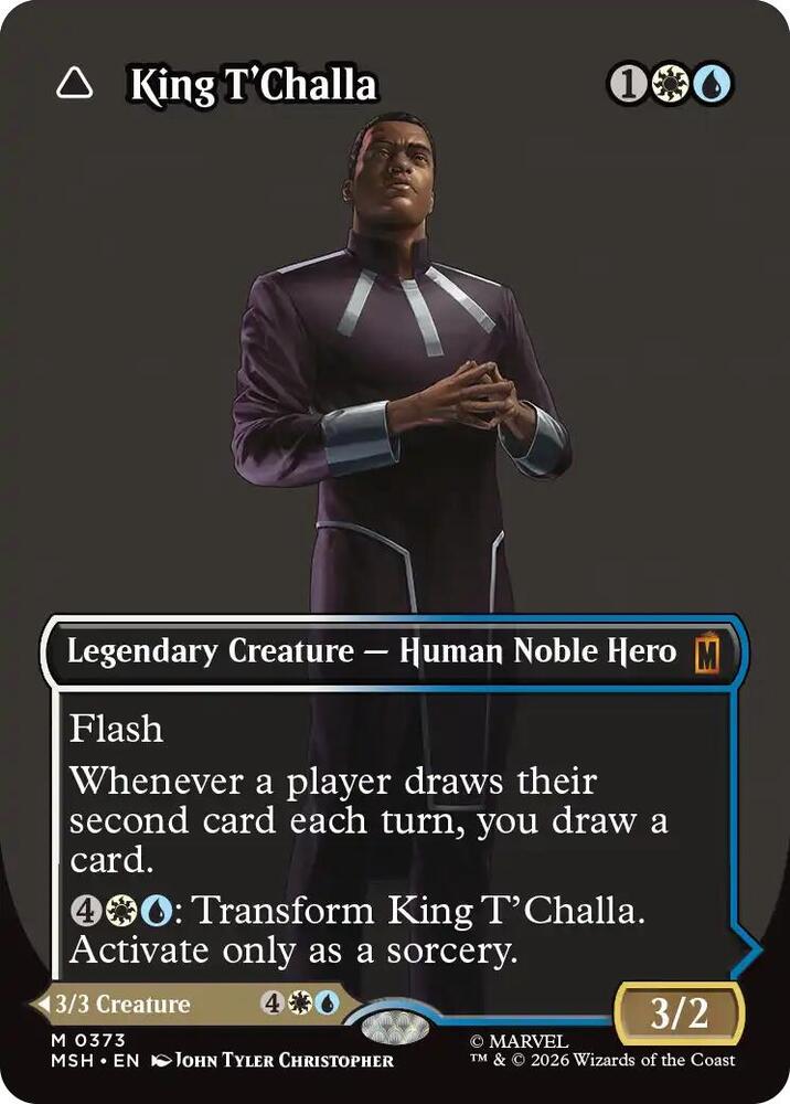 King T'Challa (Borderless) (0373) [Marvel Super Heroes - 373]