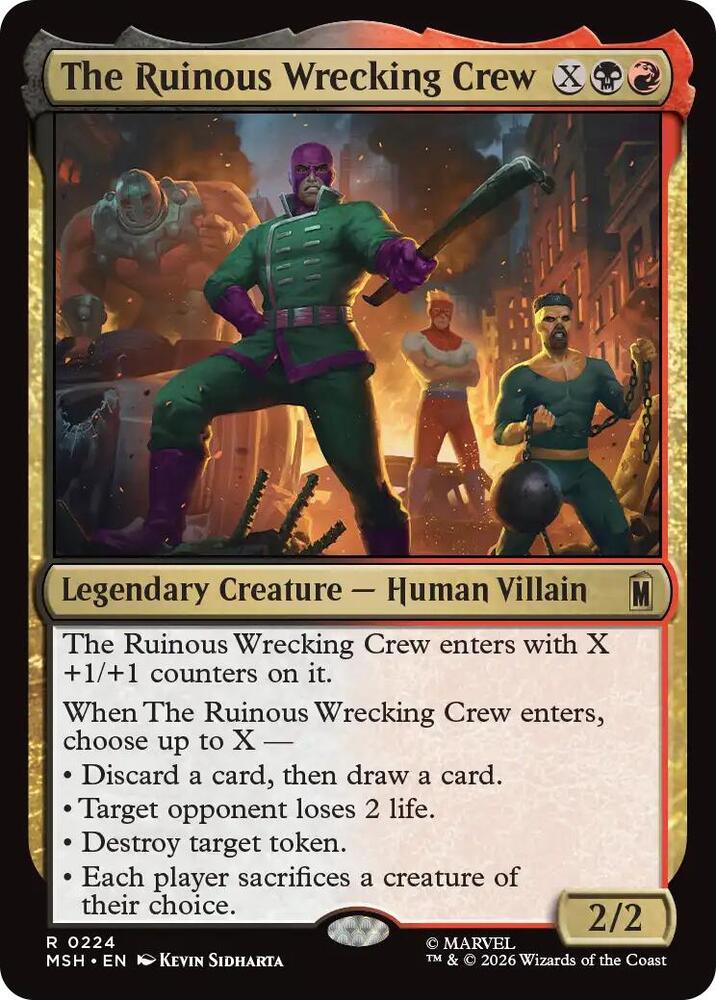 The Ruinous Wrecking Crew [Marvel Super Heroes - 224]