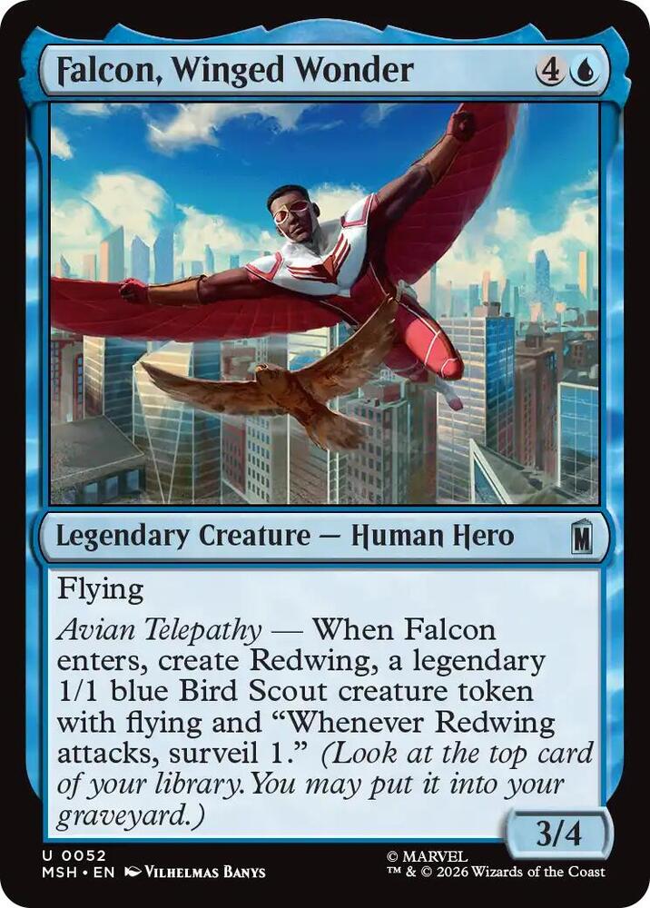 Falcon, Winged Wonder [Marvel Super Heroes - 52]