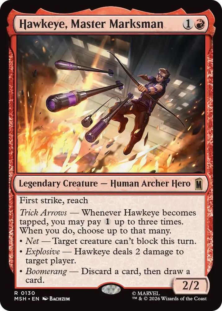 Hawkeye, Master Marksman [Marvel Super Heroes - 130]