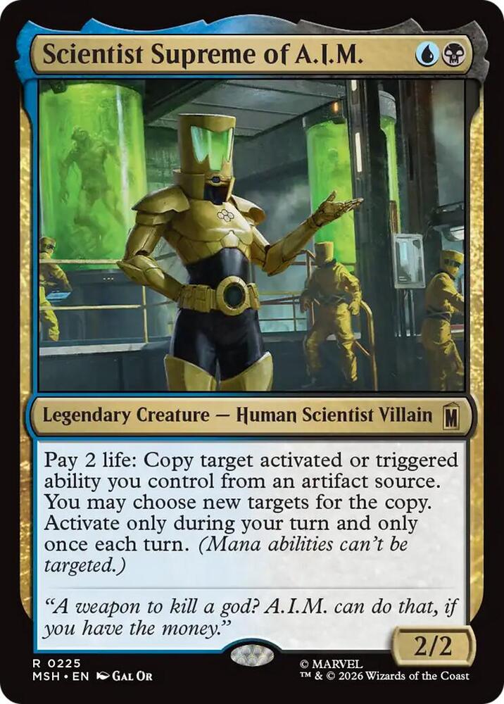 Scientist Supreme of A.I.M. [Marvel Super Heroes - 225]