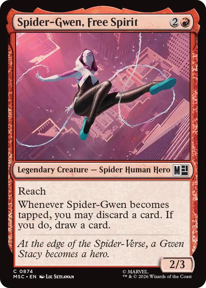 Spider-Gwen, Free Spirit [Commander: Marvel Super Heroes - 874]