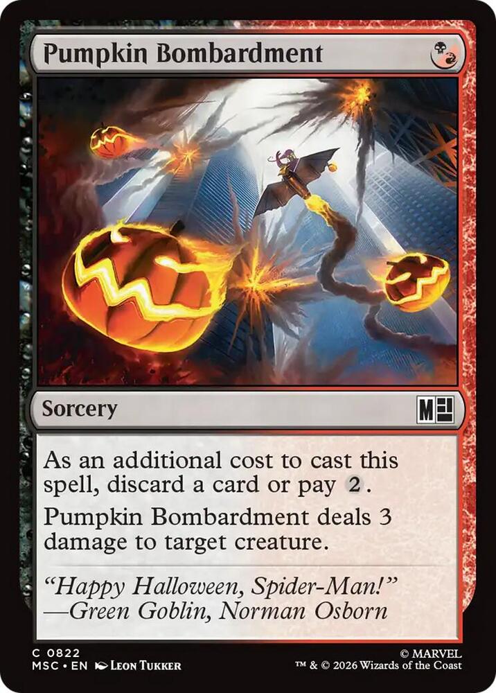 Pumpkin Bombardment [Commander: Marvel Super Heroes - 822]