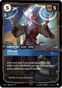 Zilean, Time Mage [Riftbound Organized Play Promotional Cards - 086/219]