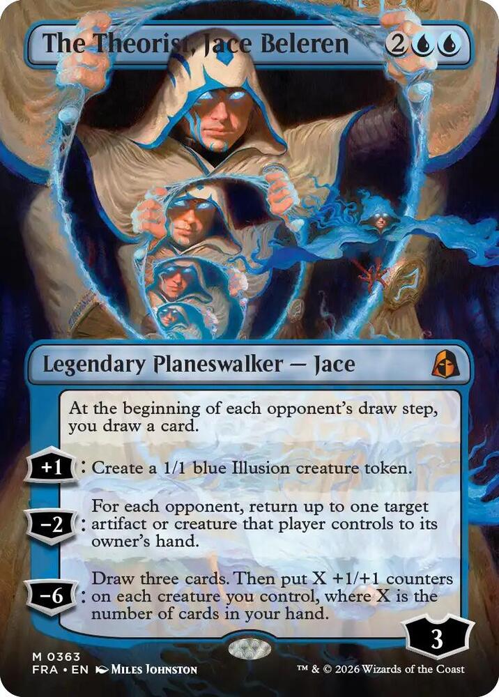 The Theorist, Jace Beleren (Borderless) (0363) [Reality Fracture - 363]