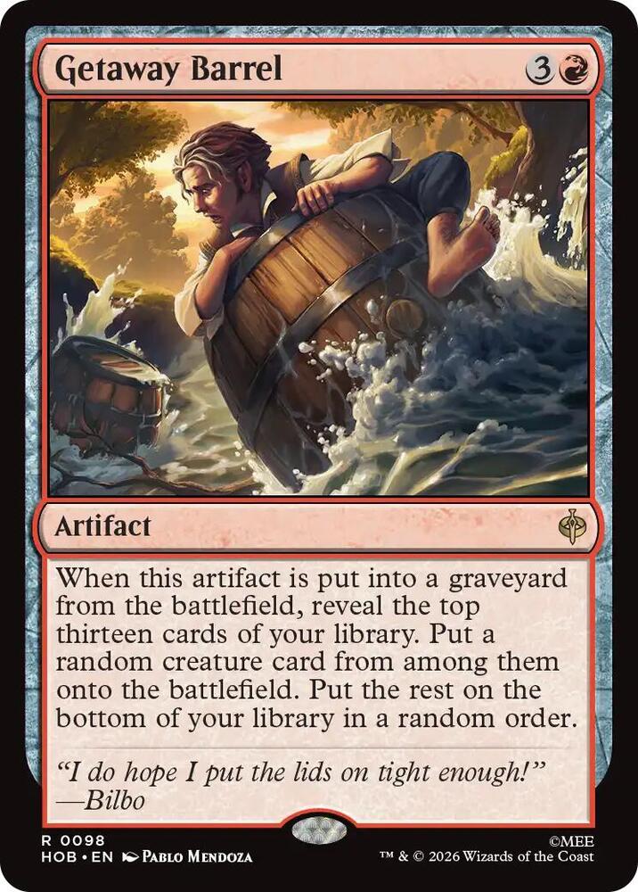 Getaway Barrel [The Hobbit - 98]