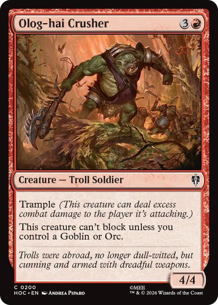 Olog-hai Crusher [The Hobbit: Eternal-Legal - 200]