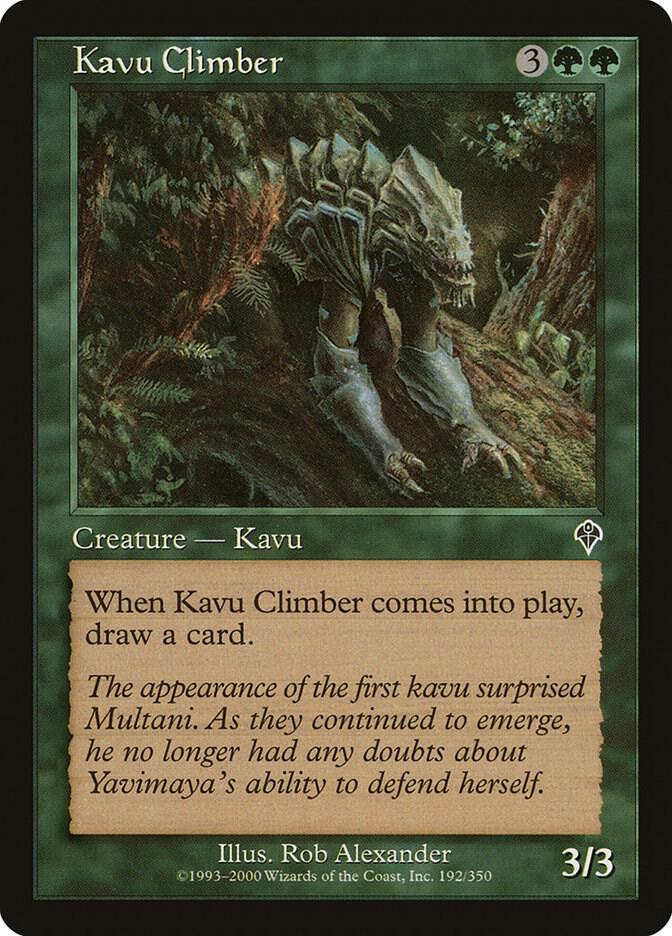 Kavu Climber [Invasion - 192]