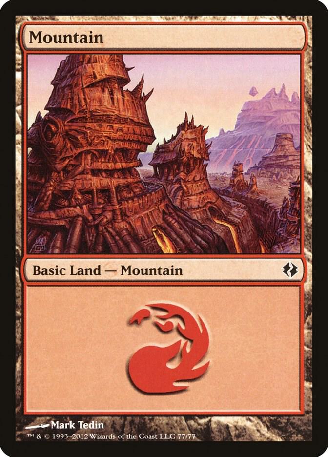 Mountain (77) [Duel Decks: Venser vs. Koth - 77]