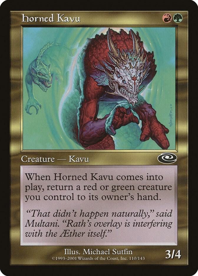 Horned Kavu [Planeshift - 110]