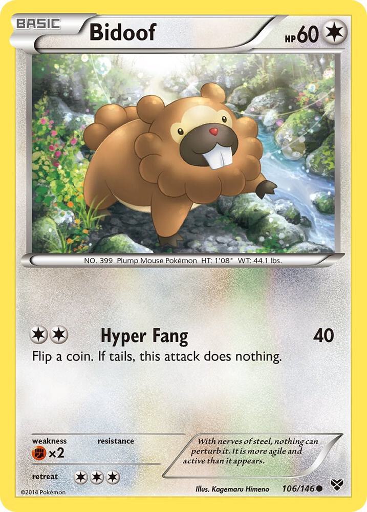 Bidoof [XY Base Set - 106/146]