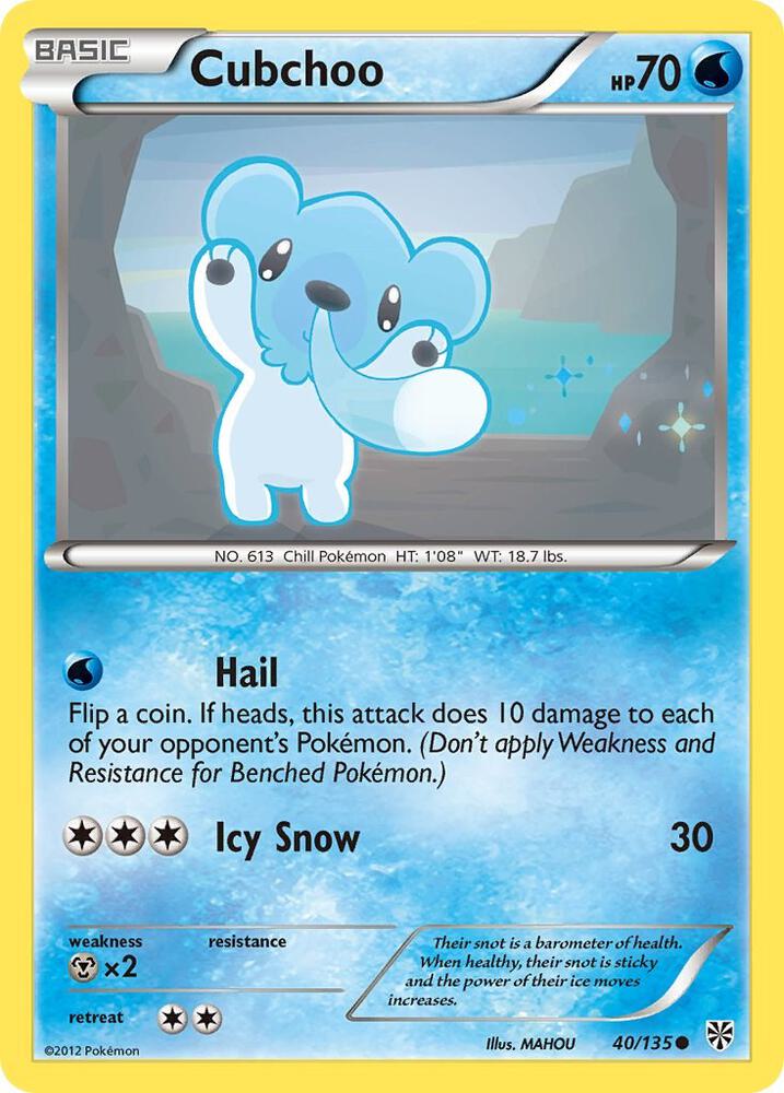 Cubchoo [Plasma Storm - 40/135]