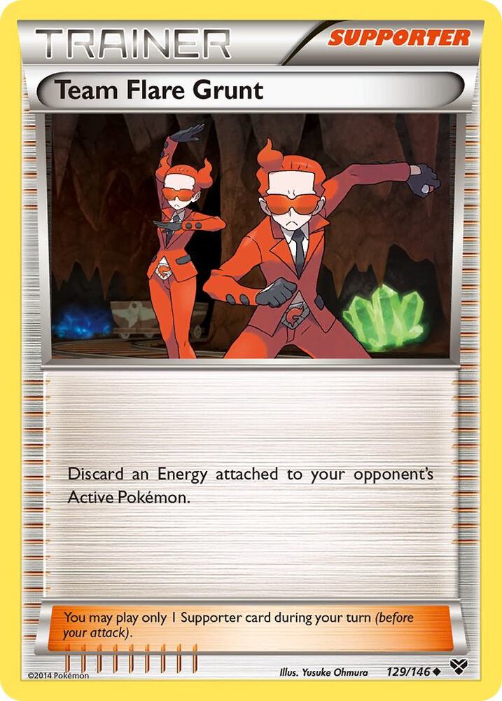 Team Flare Grunt [XY Base Set - 129/146]