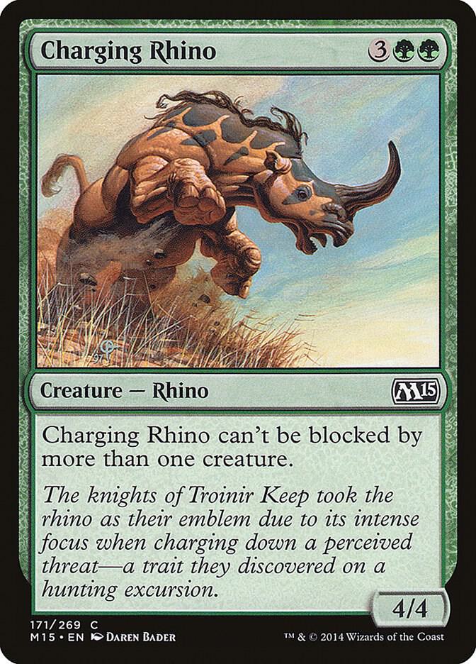 Charging Rhino [Magic 2015 (M15) - 171]