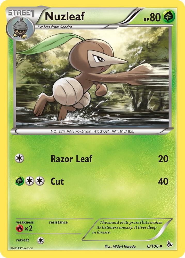 Nuzleaf [XY - Flashfire - 6/106]