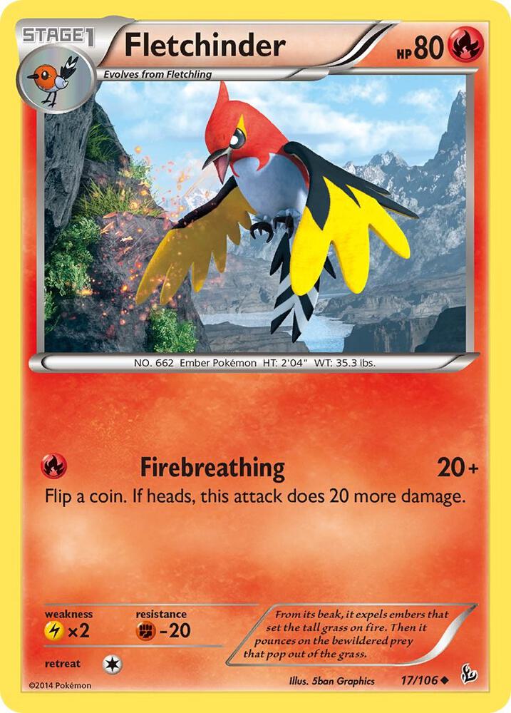 Fletchinder [XY - Flashfire - 17/106]