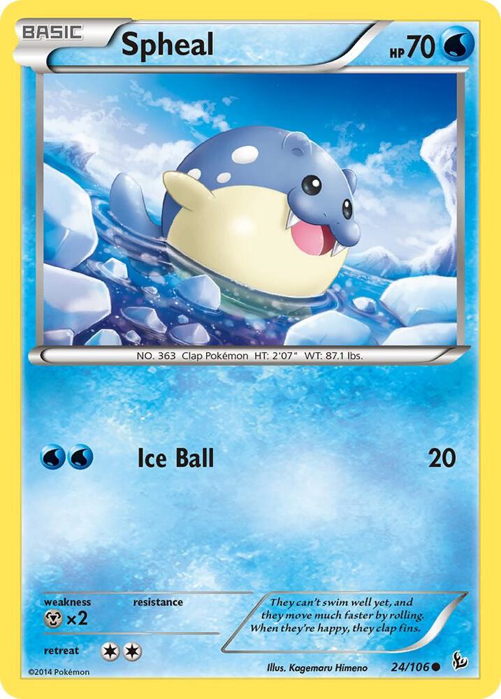 Spheal [XY - Flashfire - 24/106]