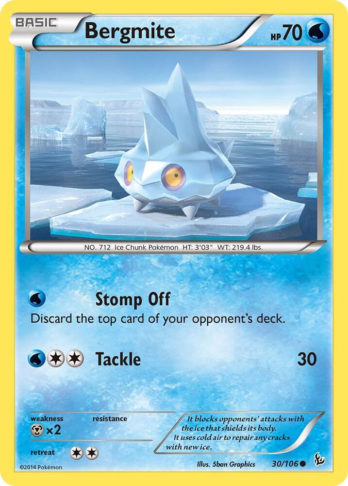 Bergmite [XY - Flashfire - 30/106]