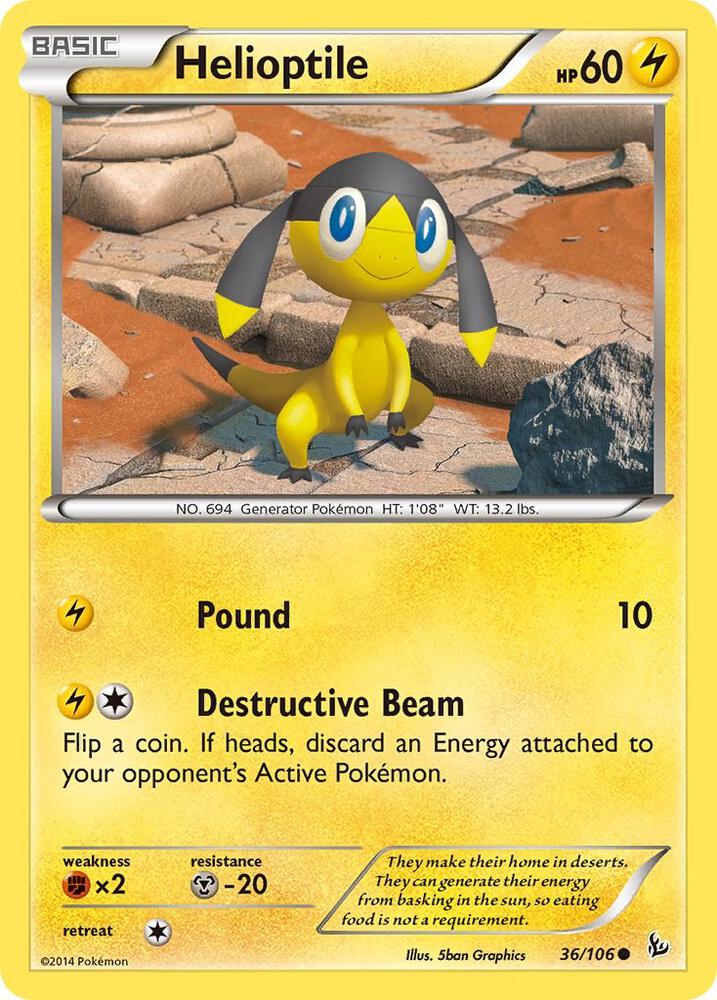 Helioptile [XY - Flashfire - 36/106]