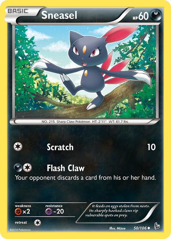 Sneasel (50) [XY - Flashfire - 50/106]