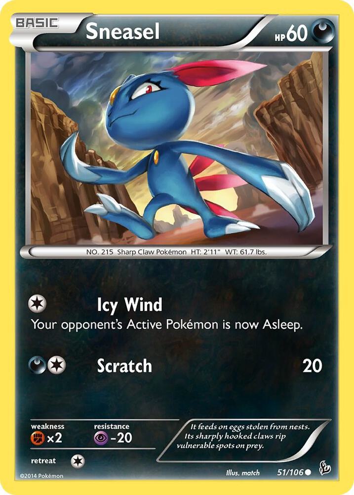 Sneasel (51) [XY - Flashfire - 51/106]