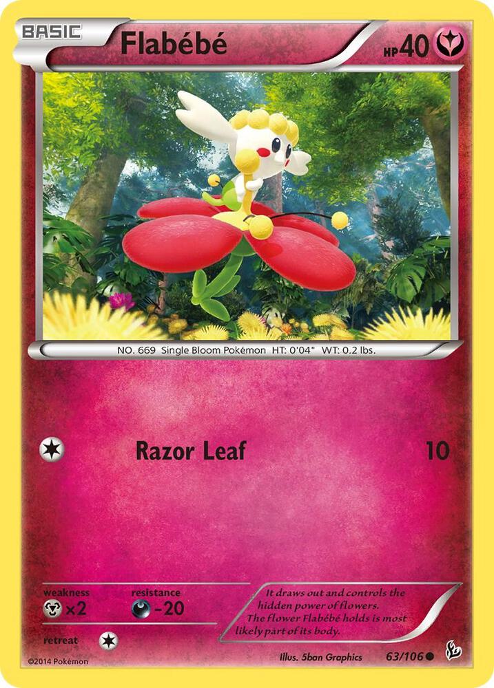 Flabebe (63) [XY - Flashfire - 63/106]