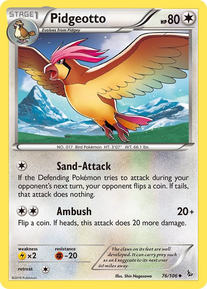 Pidgeotto [XY - Flashfire - 76/106]