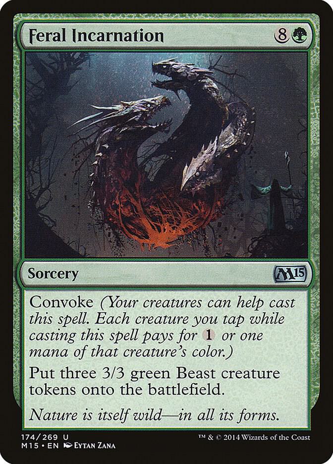 Feral Incarnation [Magic 2015 (M15) - 174]