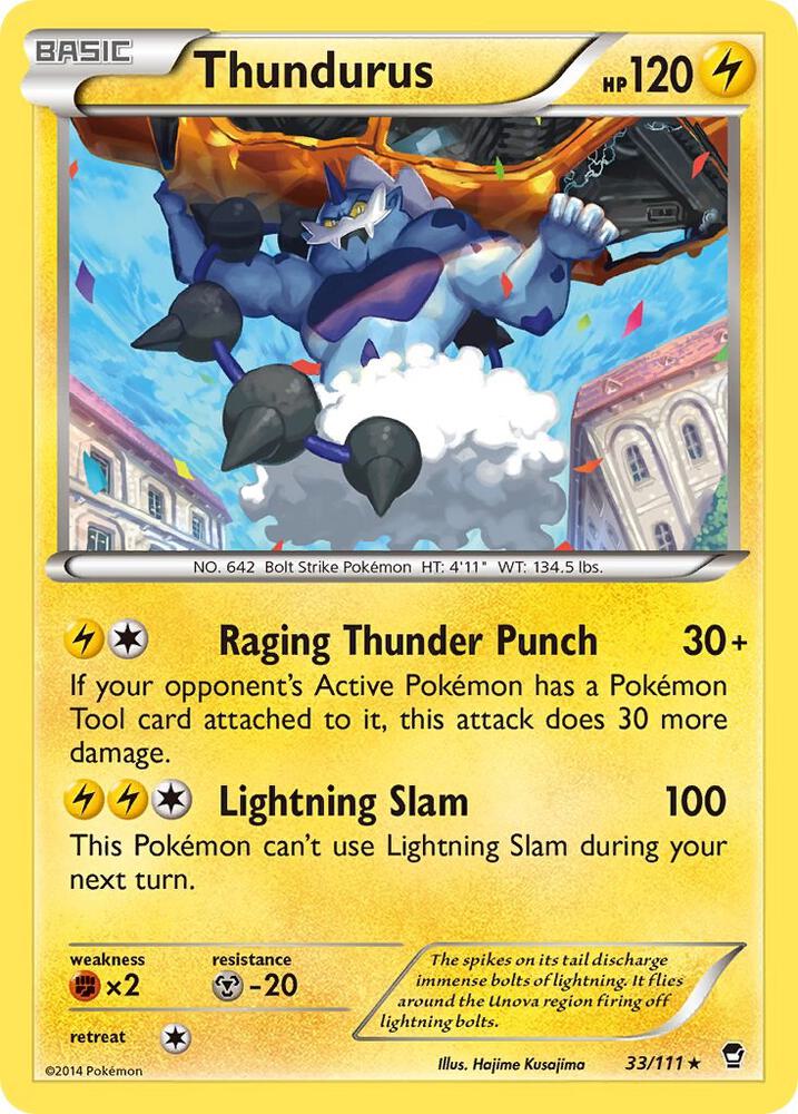 Thundurus [XY - Furious Fists - 33/111]