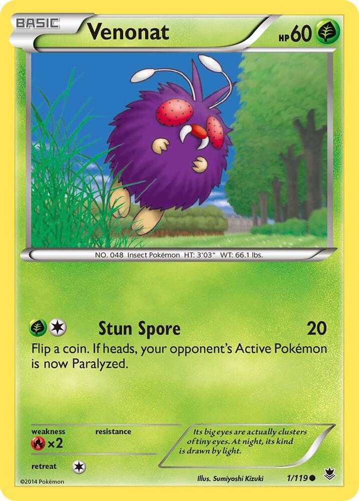 Venonat [XY - Phantom Forces - 1/119]