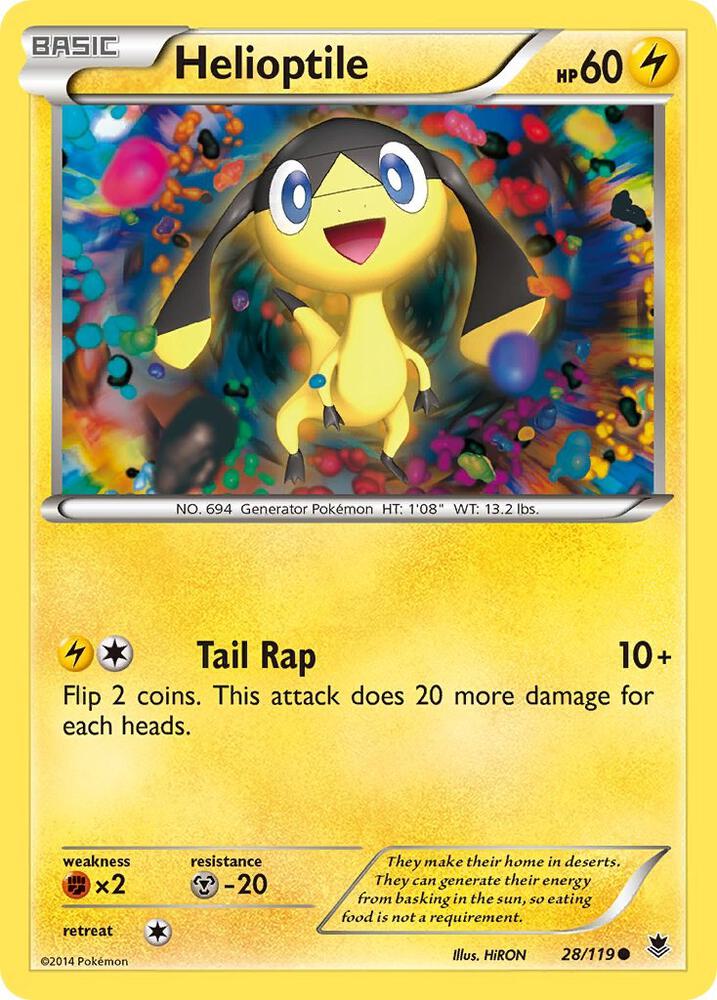 Helioptile (28) [XY - Phantom Forces - 28/119]