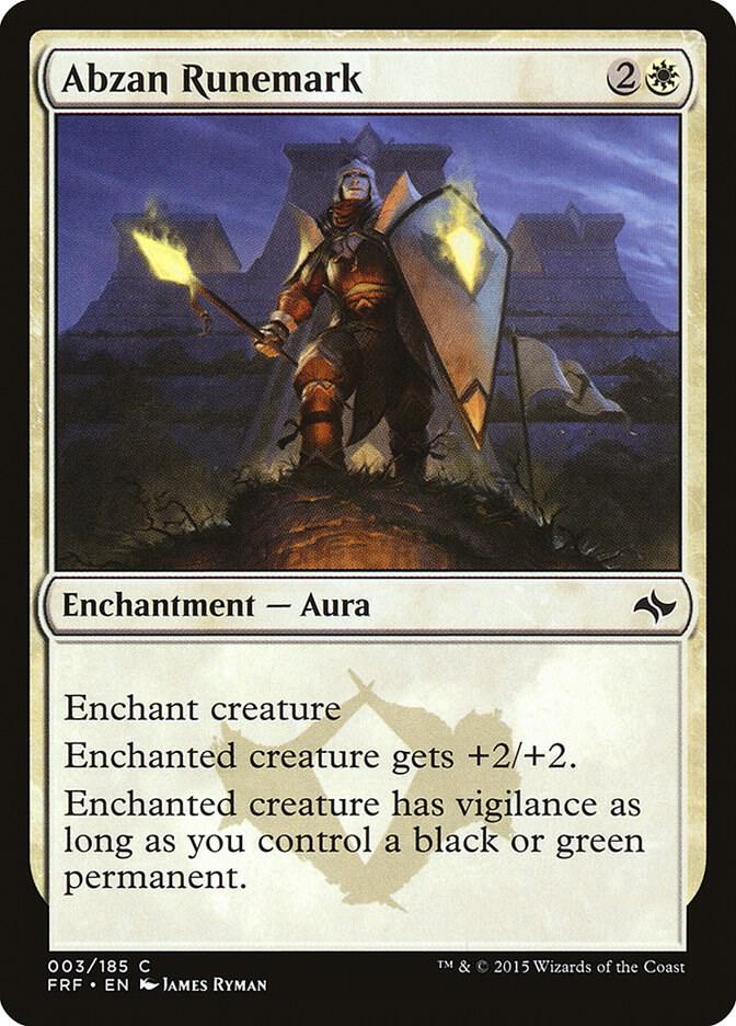 Abzan Runemark [Fate Reforged - 3]