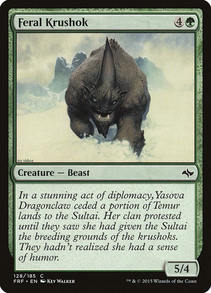 Feral Krushok [Fate Reforged - 128]
